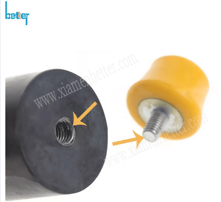 高精密硅橡胶液态包胶五金件粘接件汽配机械减震器衬套橡胶隔振架